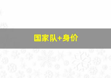 国家队 身价
